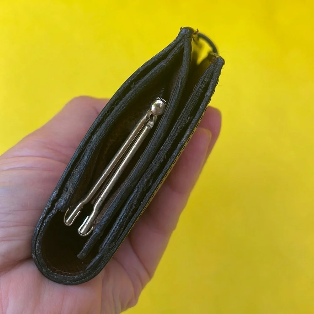 Vintage 60’s brown Fendi lizard skin wallet
